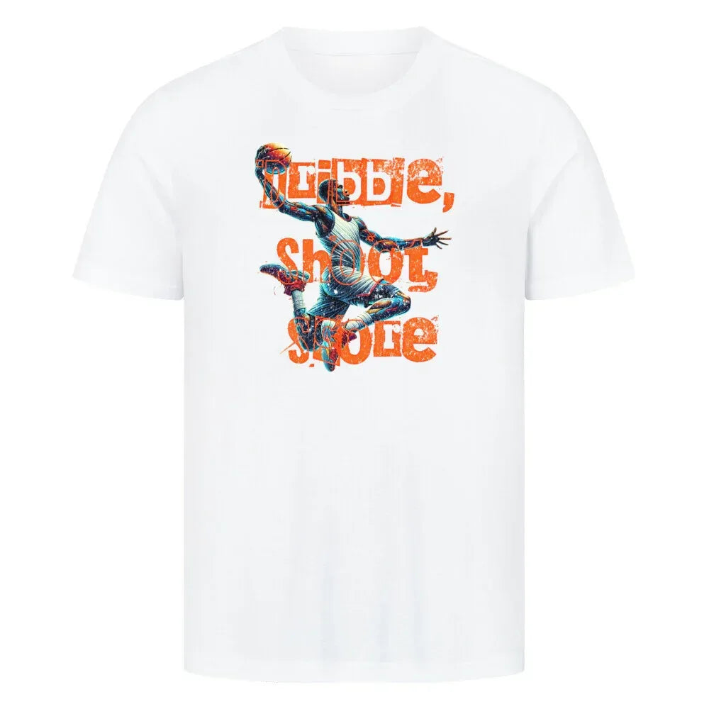 Urban Vibe "Dribble, Shoot, Score" HigherBlanks Premium T-Shirt - Urban Vibe Cloth & Co.