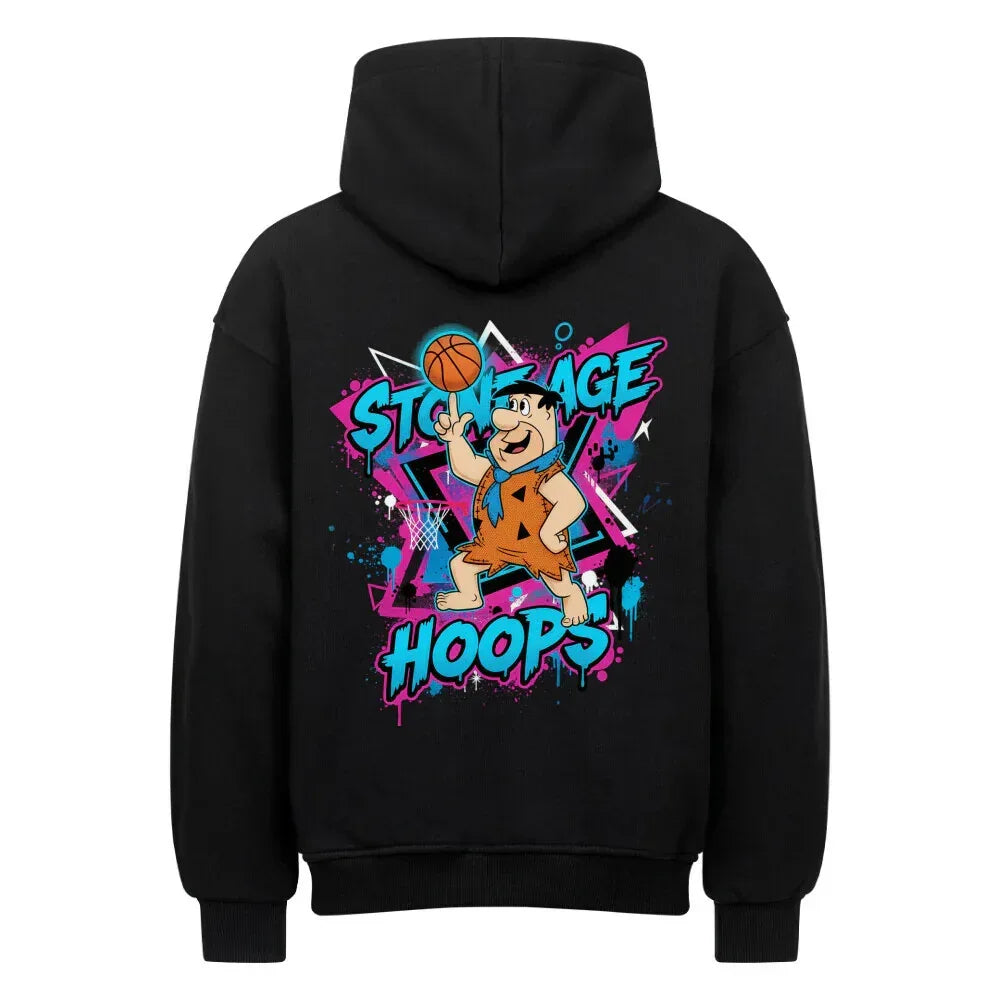 Urban Vibe "STONEAGE HOOPS" VACANCY Oversized Hoodie - Urban Vibe Cloth & Co.