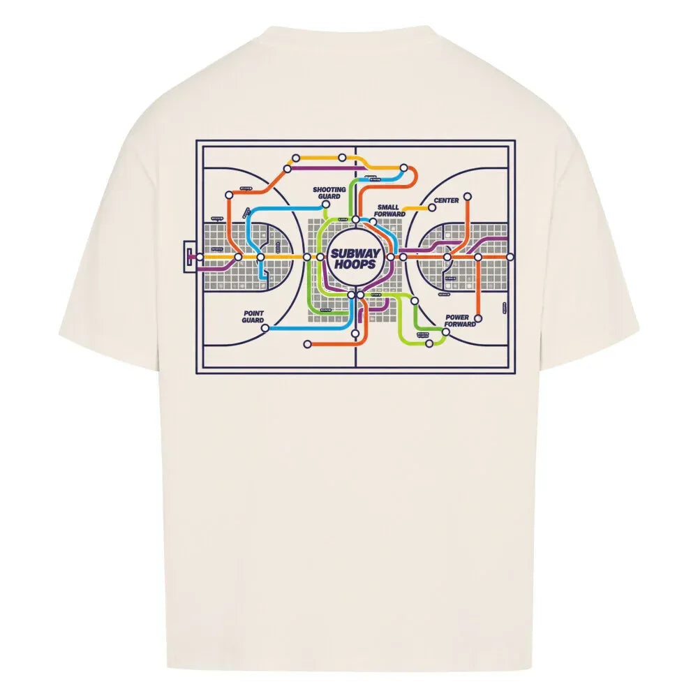 Urban Vibe "SUBWAY HOOPS" VACANCY Oversized Shirt - Urban Vibe Cloth & Co.