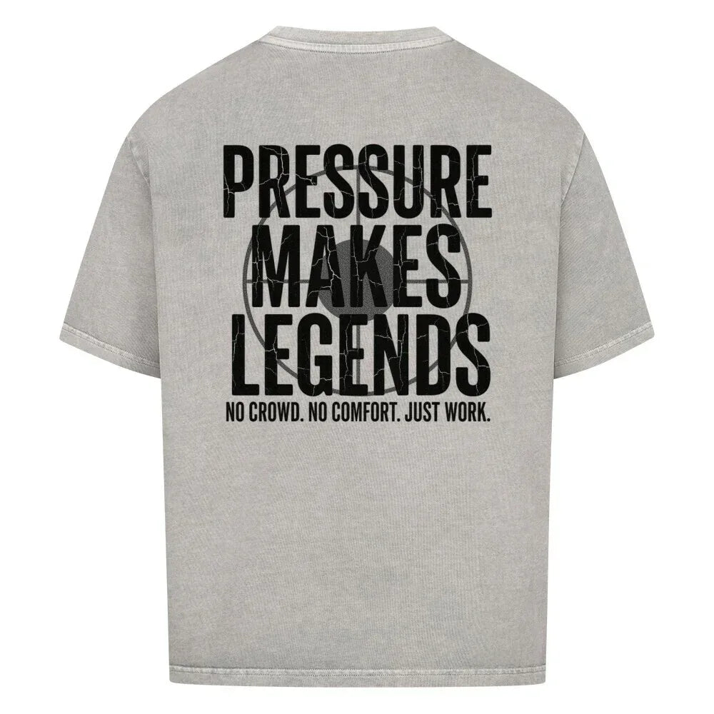 Urban Vibe "PRESSURE MAKES LEGENDS" VACANCY Oversized Shirt - Urban Vibe Cloth & Co.