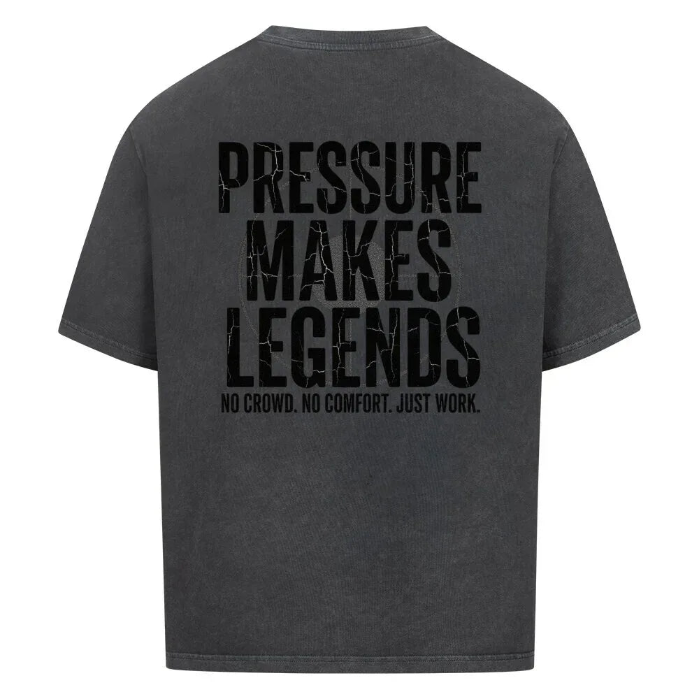 Urban Vibe "PRESSURE MAKES LEGENDS" VACANCY Oversized Shirt - Urban Vibe Cloth & Co.