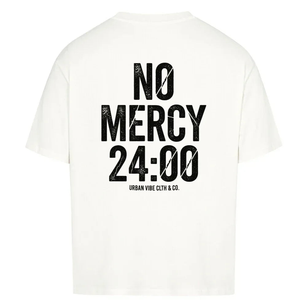 Urban Vibe "NO MERCY ON CONCRETE" VACANCY Oversized Shirt - Urban Vibe Cloth & Co.