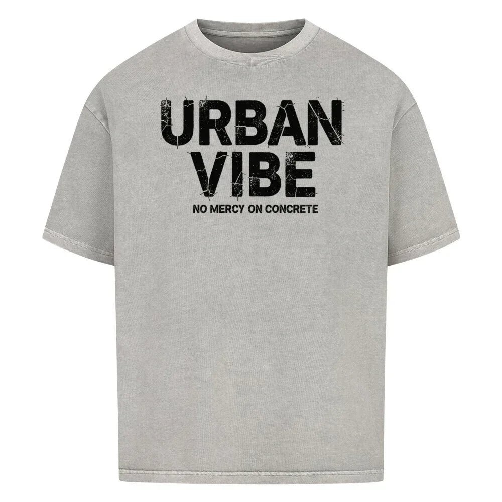 Urban Vibe "NO MERCY ON CONCRETE" VACANCY Oversized Shirt - Urban Vibe Cloth & Co.