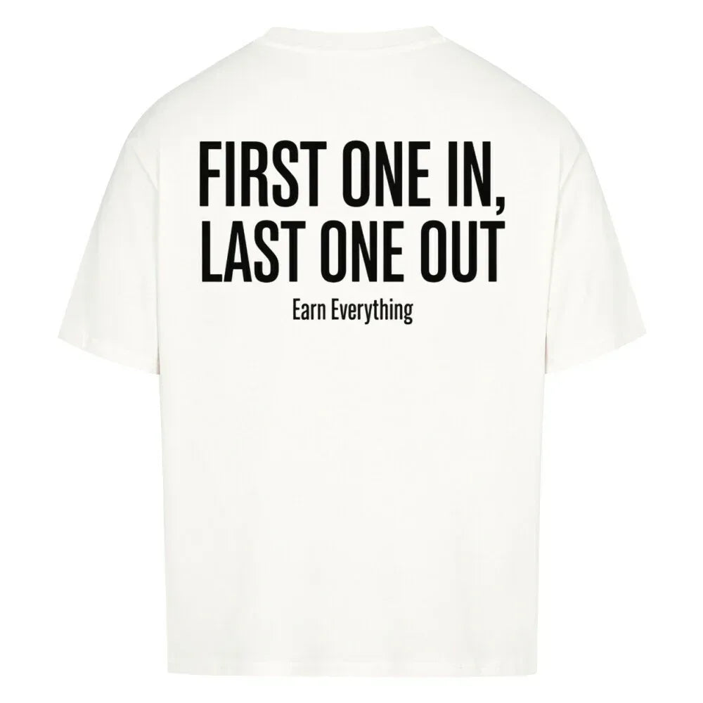Urban Vibe "FIRST ONE IN, LAST ONE OUT" VACANCY Oversized Shirt - Urban Vibe Cloth & Co.