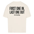 Urban Vibe "FIRST ONE IN, LAST ONE OUT" VACANCY Oversized Shirt - Urban Vibe Cloth & Co.