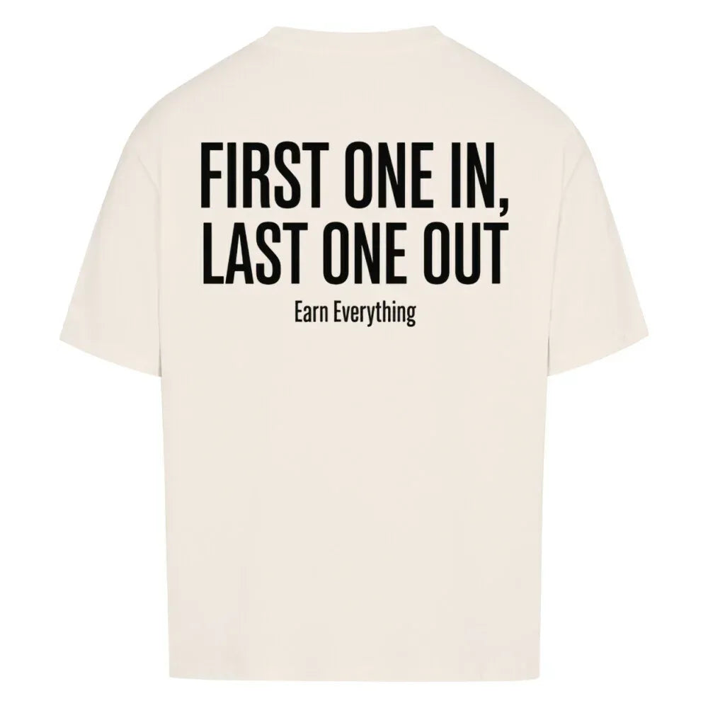 Urban Vibe "FIRST ONE IN, LAST ONE OUT" VACANCY Oversized Shirt - Urban Vibe Cloth & Co.