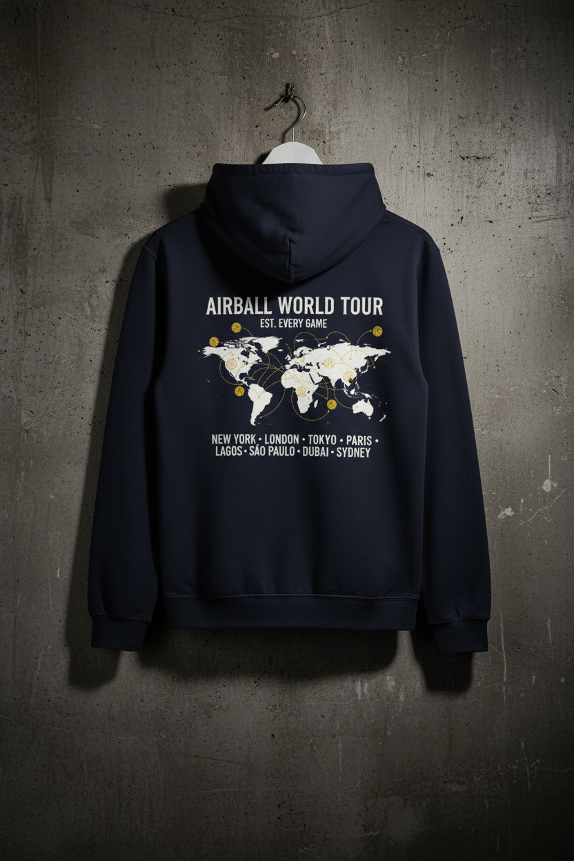 Airball World Tour – Navy Beton Mockup