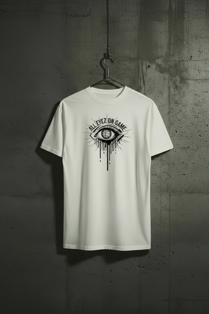 ALL EYEZ ON GAME Oversized Shirt