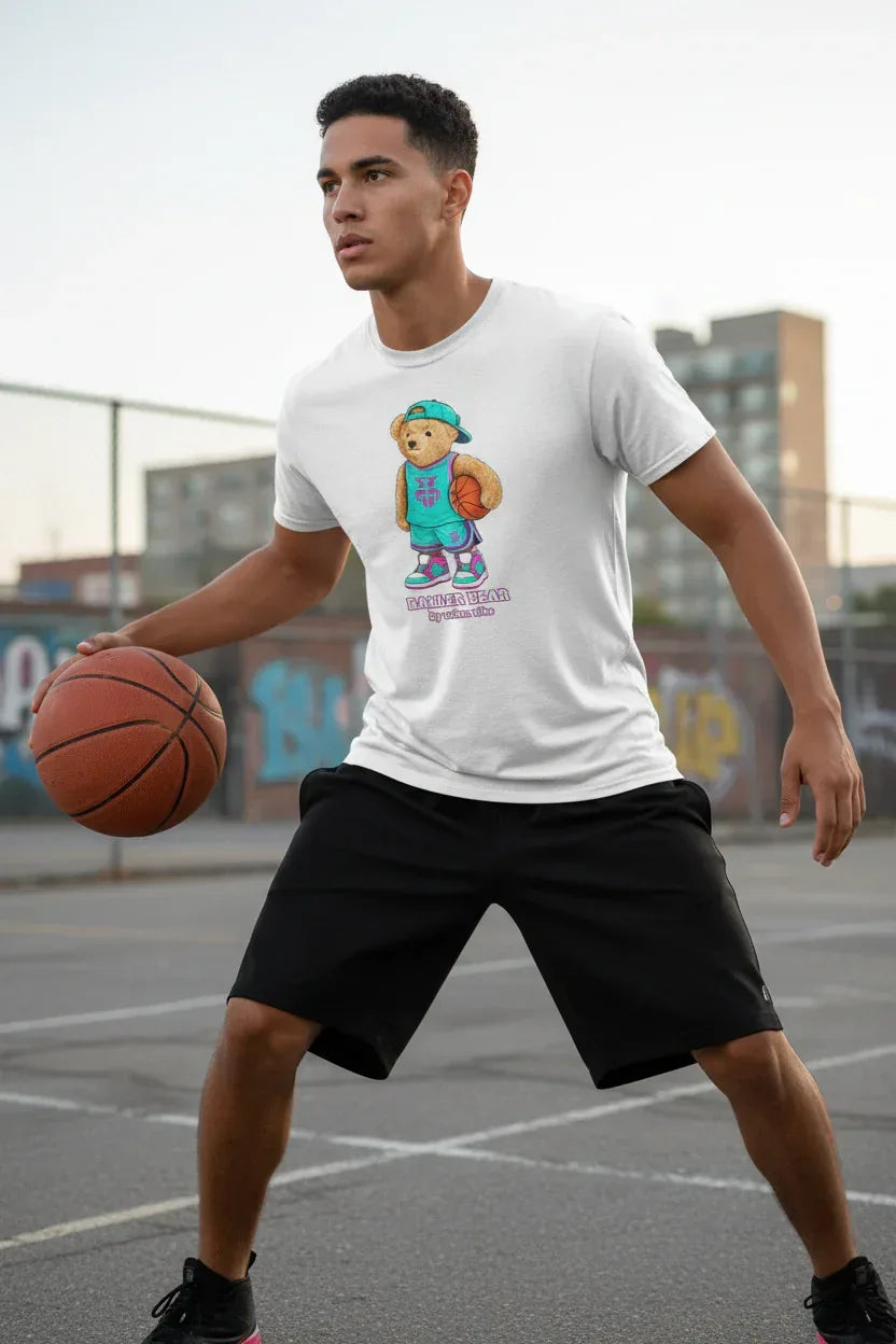 Urban Vibe "BALLER BEAR" HigherBlanks Premium T-Shirt - Urban Vibe Cloth & Co.