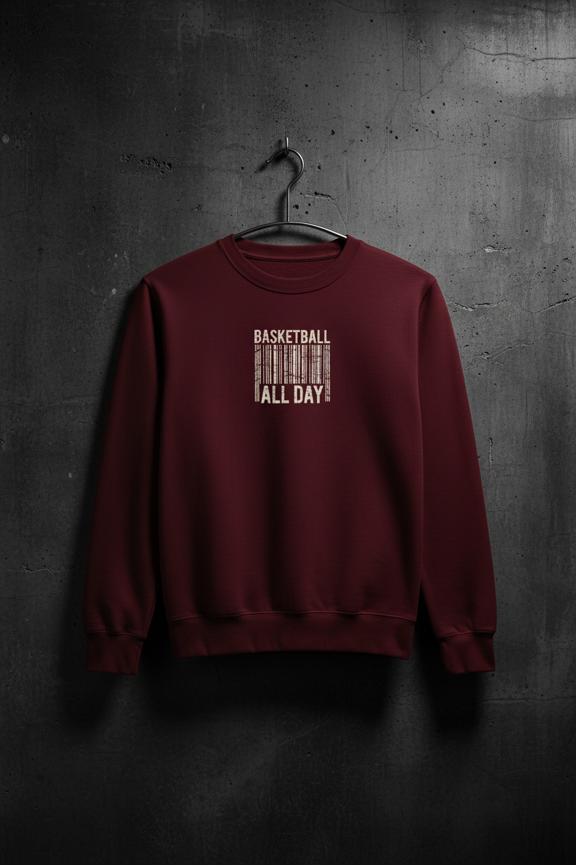 BASKETBALL ALL DAY Classic Sweatshirt