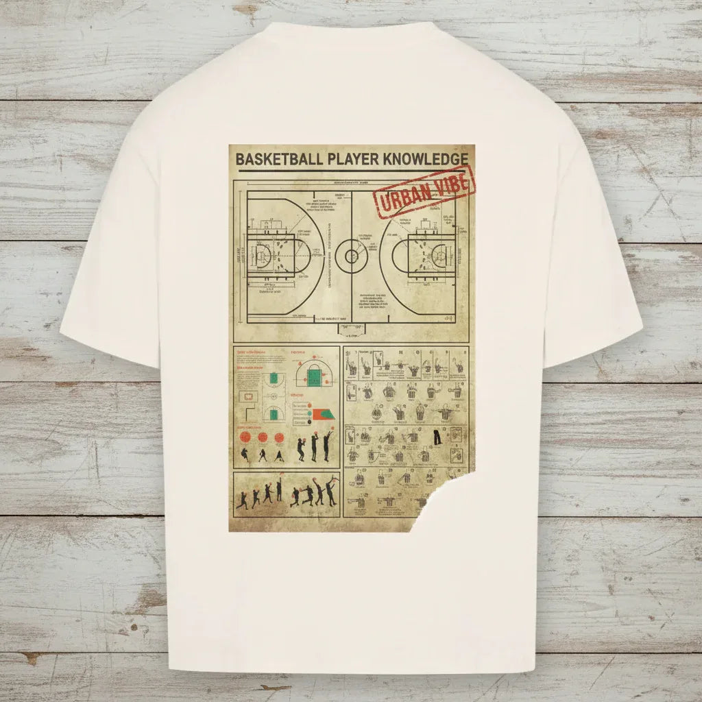 Urban Vibe "PLAYER KNOWLEDGE" VACANCY Oversized Shirt