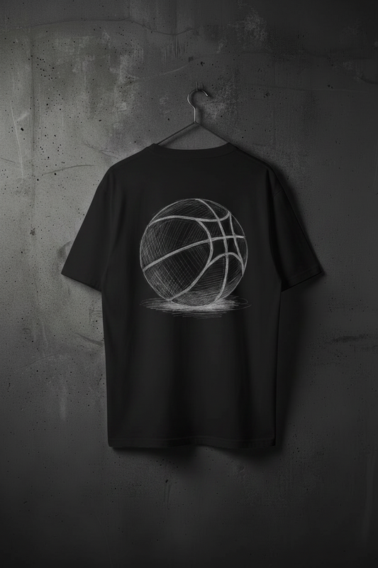 Basketball Stencil Basic Shirt Unisex