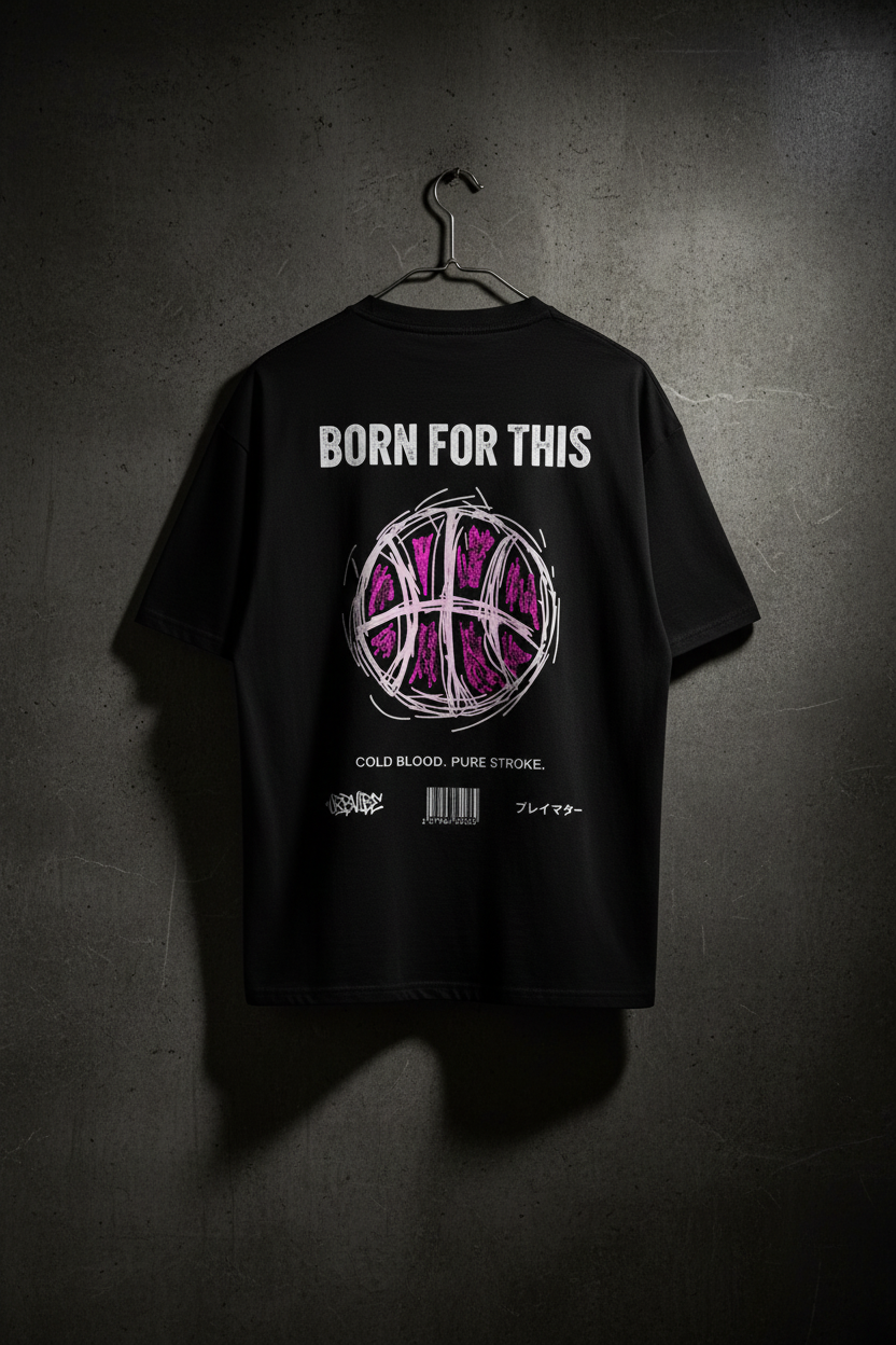 BORN FOR THIS – Betonwand Mockup