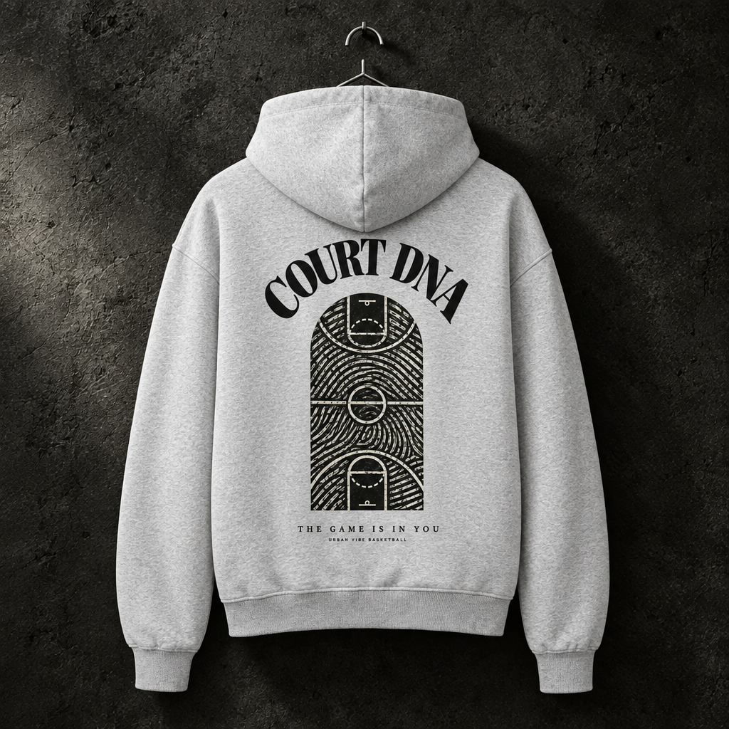 COURT DNA Zipper Hoodie Back-Mockup