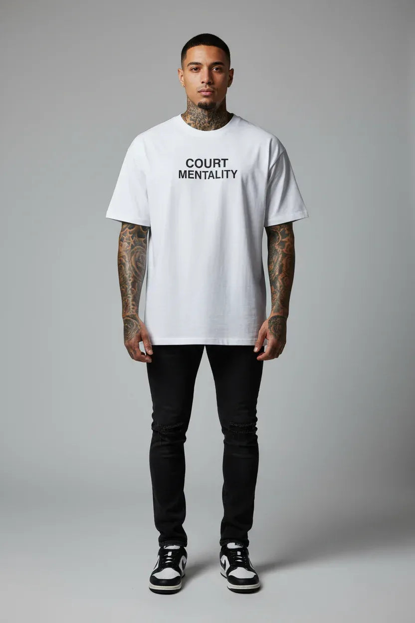 Urban Vibe "Court Mentality" VACANCY Oversized Shirt - Urban Vibe Cloth & Co.