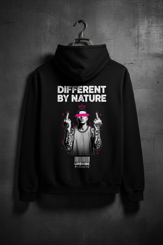 Different By Nature – Schwarz Mockup
