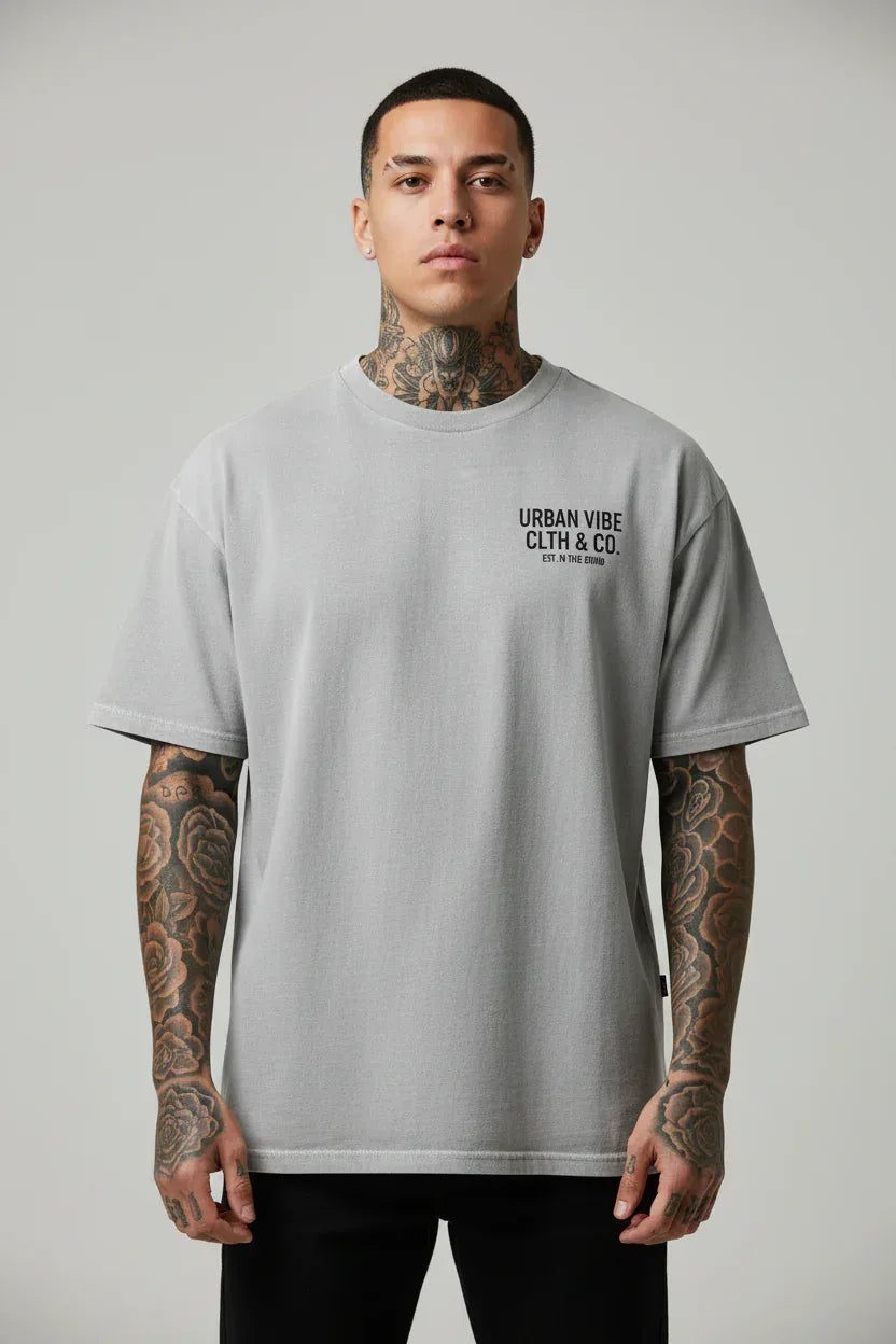 Urban Vibe "PRESSURE MAKES LEGENDS" VACANCY Oversized Shirt - Urban Vibe Cloth & Co.