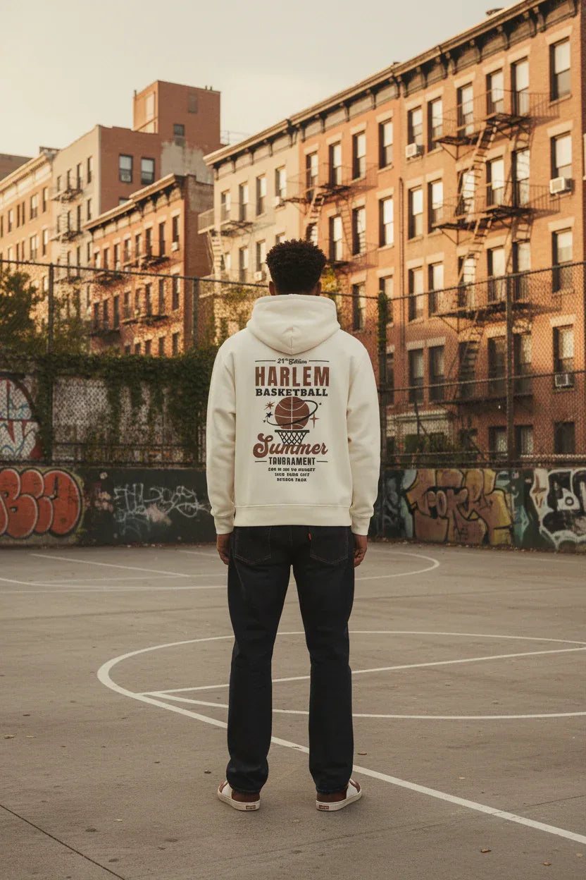 Harlem Basketball Summer Tournament Hoodie Mockup