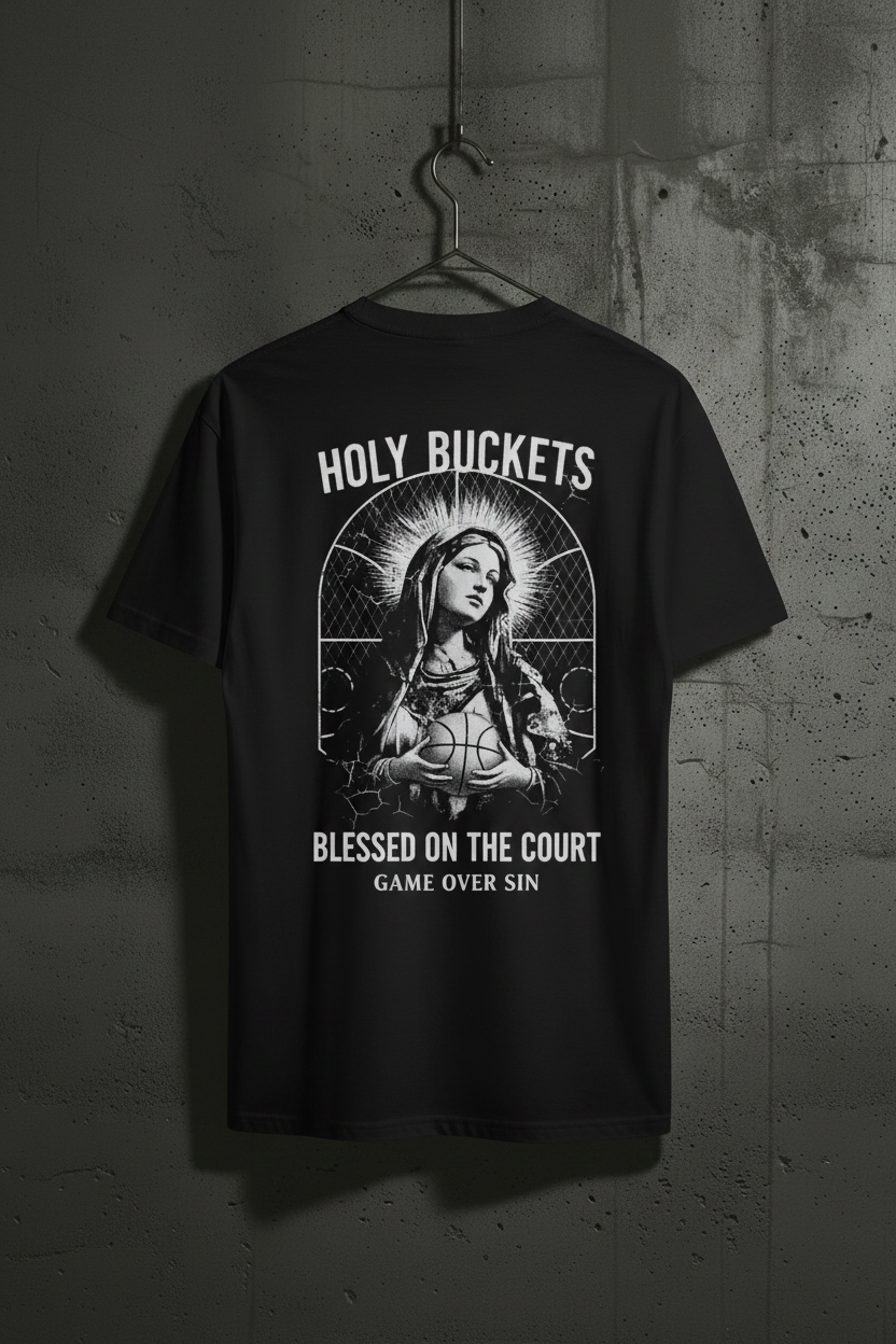 Holy Buckets Oversized Shirt