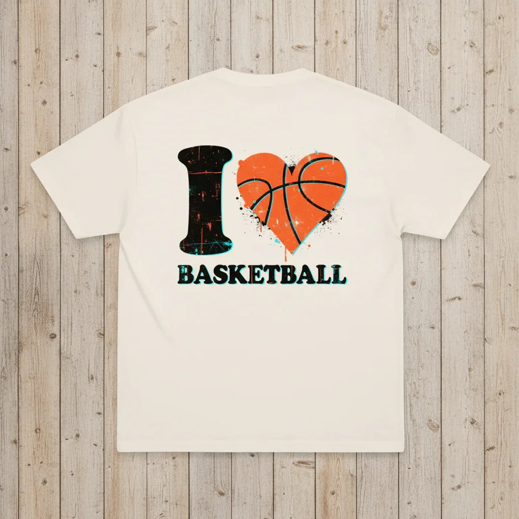 Urban Vibe "I LOVE BASKETBALL" VACANCY Oversized Shirt