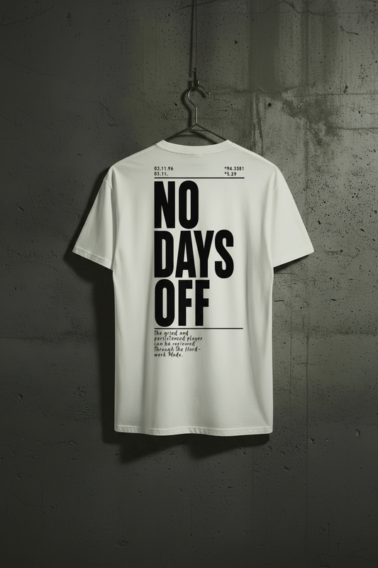 NO DAYS OFF Oversized Shirt