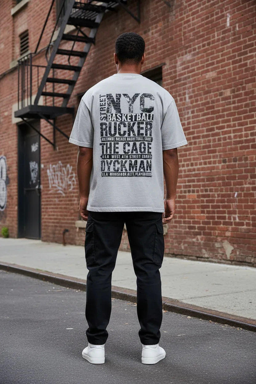 NYC Basketball T-Shirt Mockup