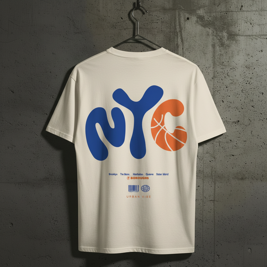 Urban Vibe "NYC" VACANCY Oversized Shirt