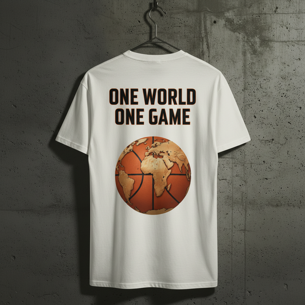One World One Game T-Shirt – Basketball Streetwear | Urban Vibe
