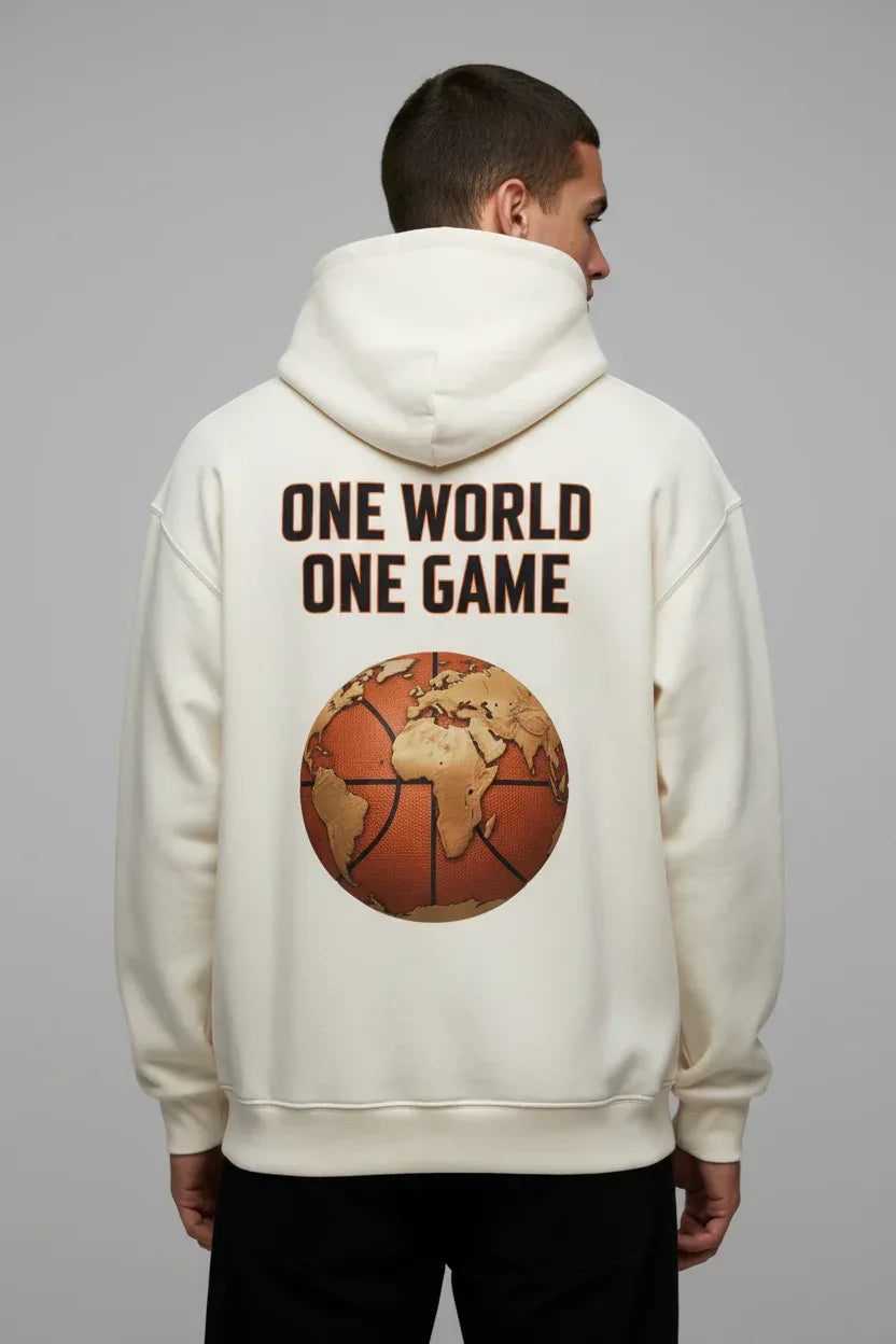 Urban Vibe "ONE WORLD ONE GAME" VACANCY Oversized Hoodie - Urban Vibe Cloth & Co.