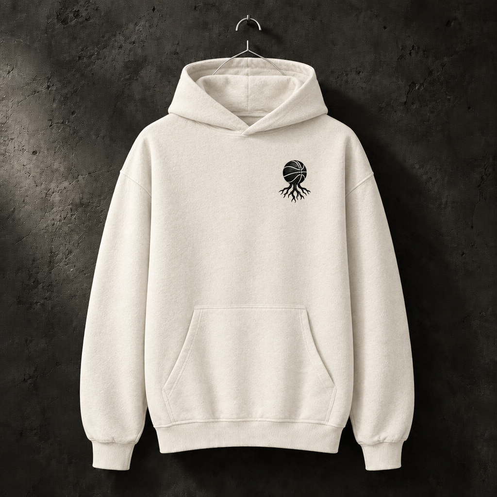 ROOTED IN THE GAME Oversized Hoodie Front-Mockup
