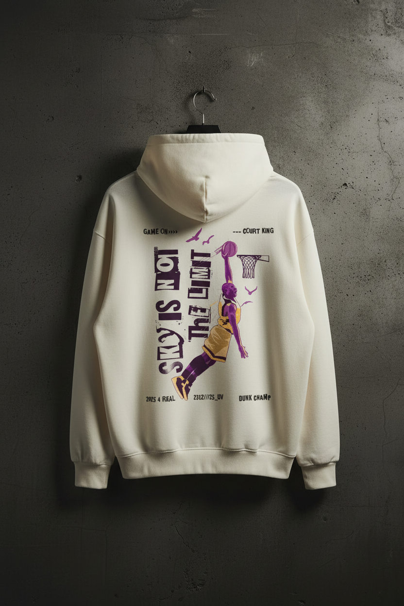 Sky Is Not The Limit Hoodie – Mockup
