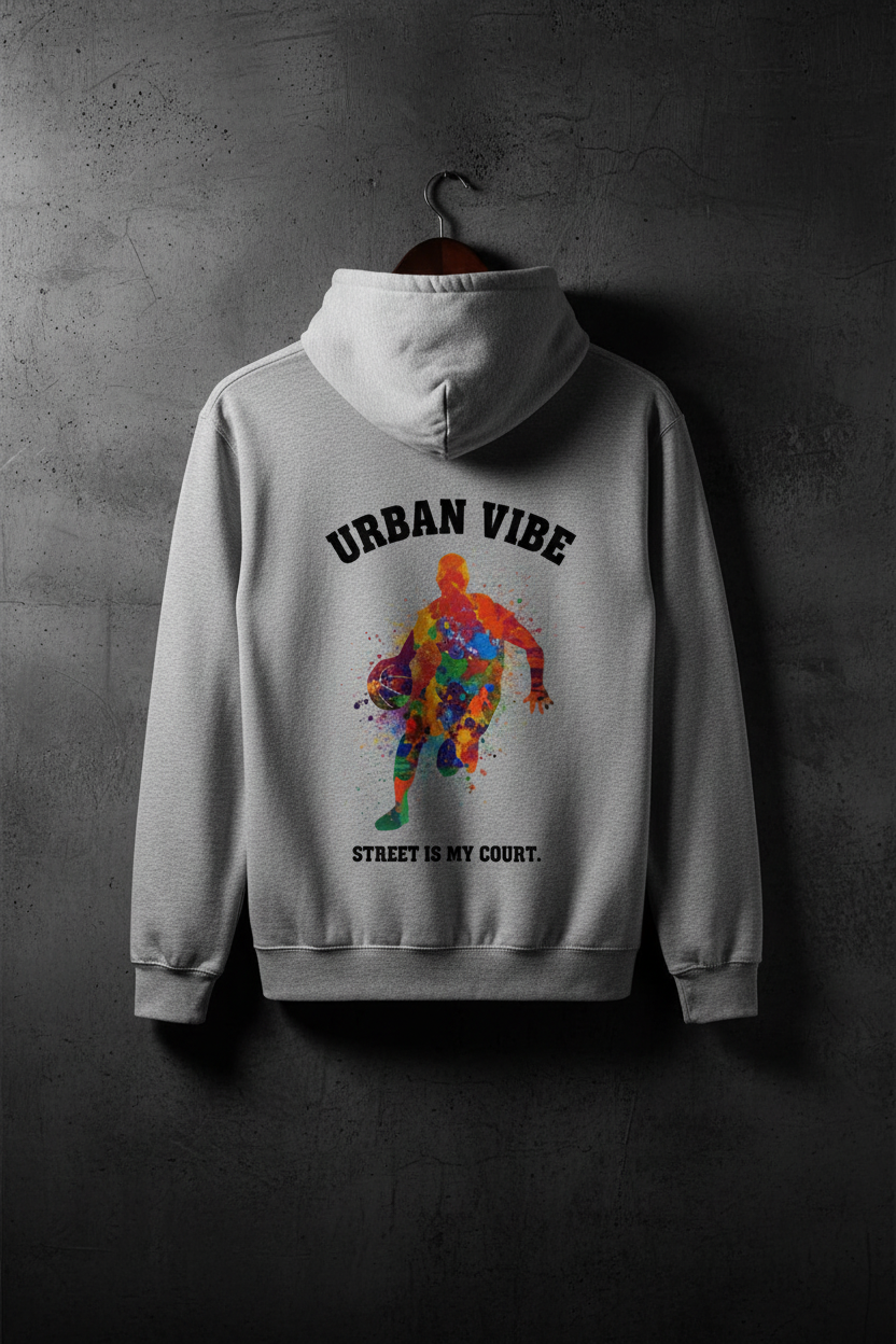 Urban Vibe "STREET IS MY COURT" Classic Hoodie