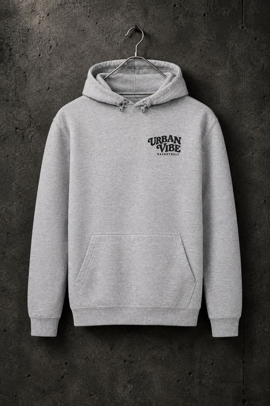 URBAN VIBE LOGO Hoodie als Front-Mockup